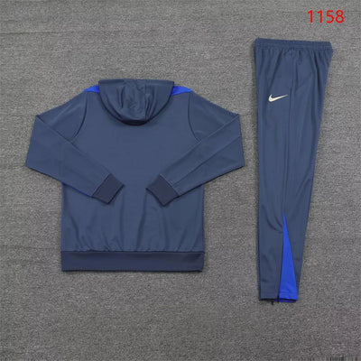 2024/25 Inter Milan Hooded Training Kit.