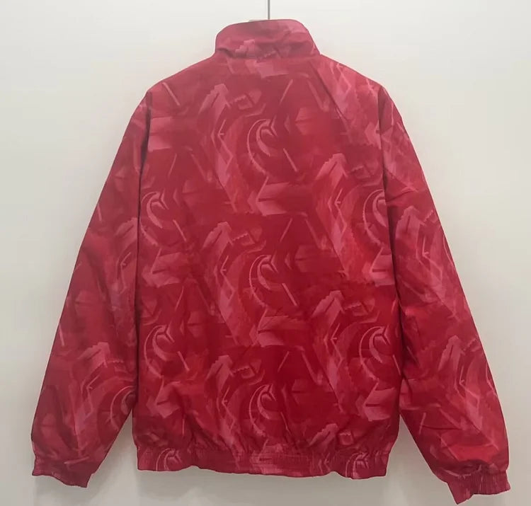 Real Madrid red windbreaker