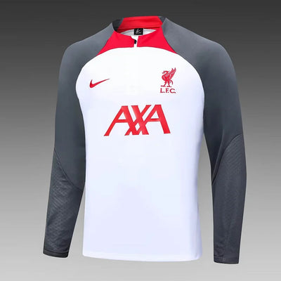 2023/24 Liverpool Half-zip white training suit