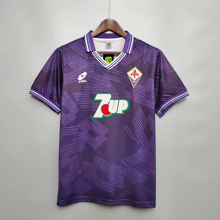 1992/93 Fiorentina home retro jersey 1:1 Thai quality