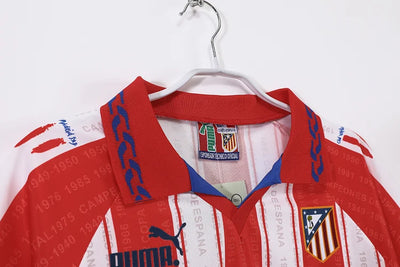 1995/96 Atletico Madrid Home Retro Kit -