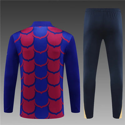 2024/25 Barcelona red and blue long sleeve training kit