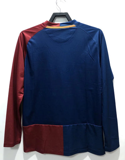 2008/09 Barcelona Home Long Sleeve Shirt - Champions League Edition