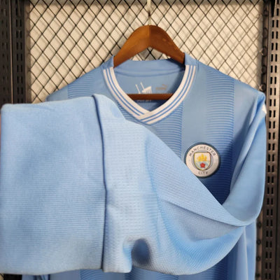 2023/24 Manchester City Home Long Sleeve Shirt