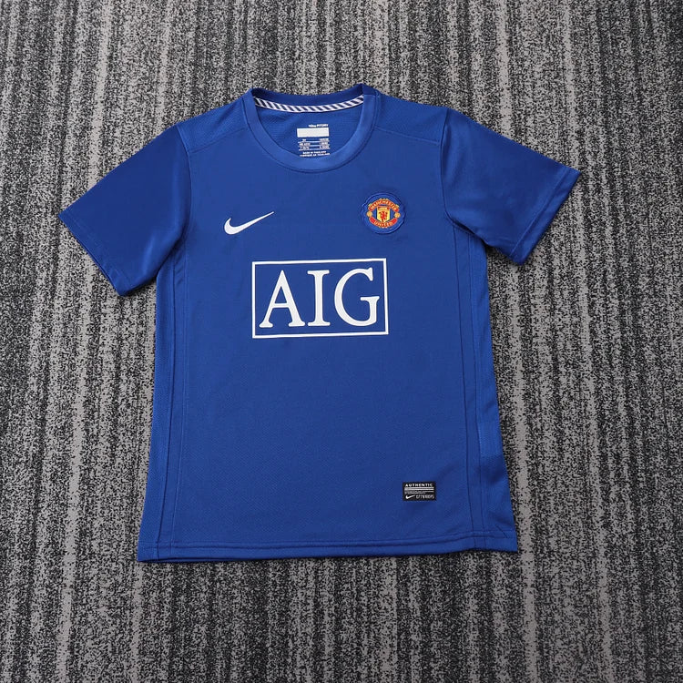 2008/09 Manchester United Second Away Shirt - Kids Kit