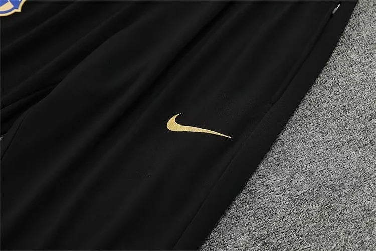 2024/25 Barcelona Black and Gold Long Sleeve Training Kit -