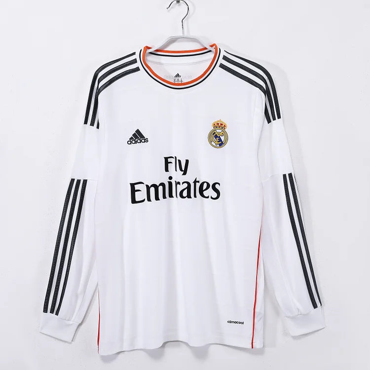 2013/14 Real Madrid Home Retro Long Sleeve Jersey