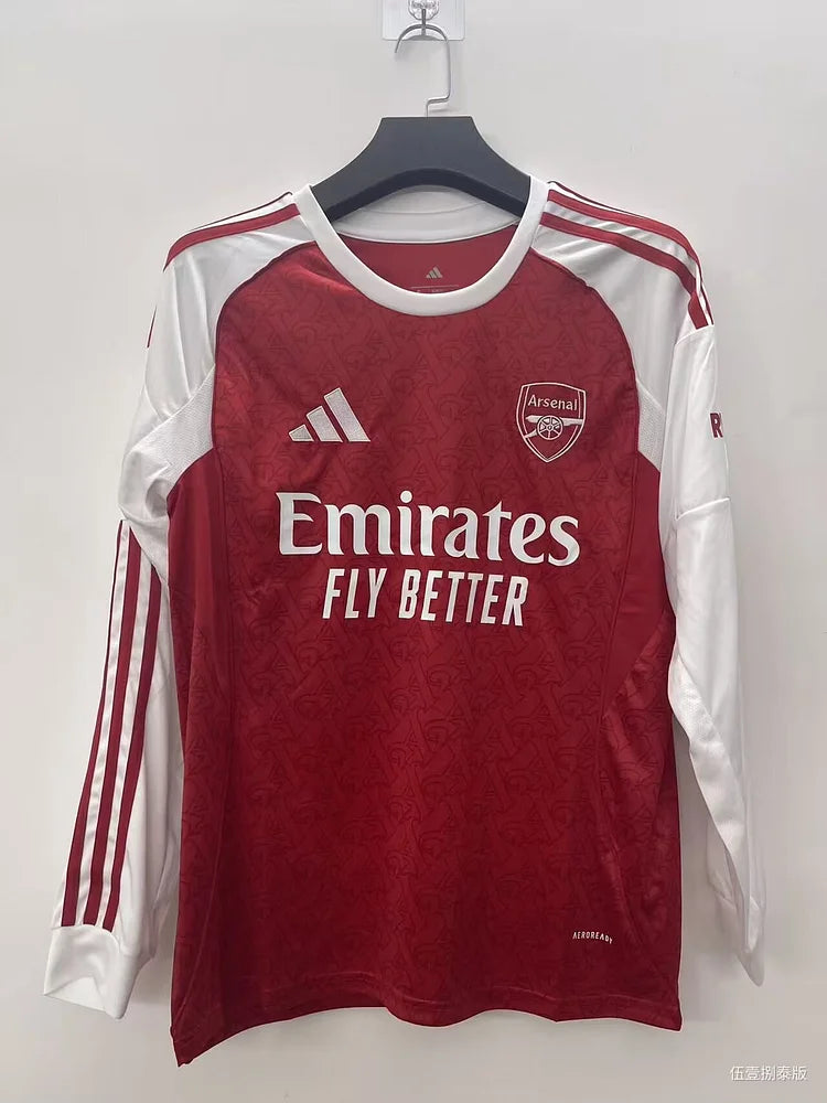 2025/2026 Arsenal Home Long Sleeve Fan Edition