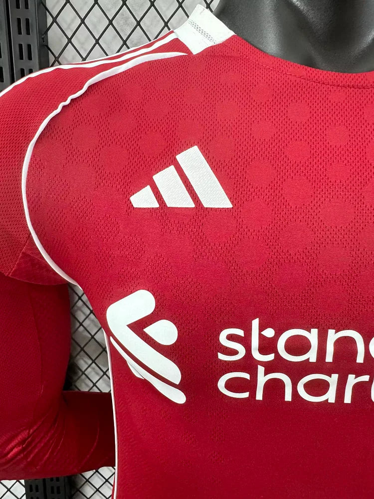 25/26 Liverpool home long sleeve player version