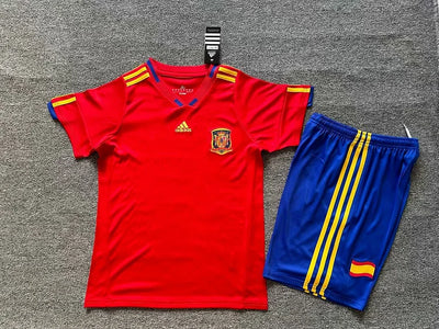 2010 Spain Home Retro - Kids Jersey