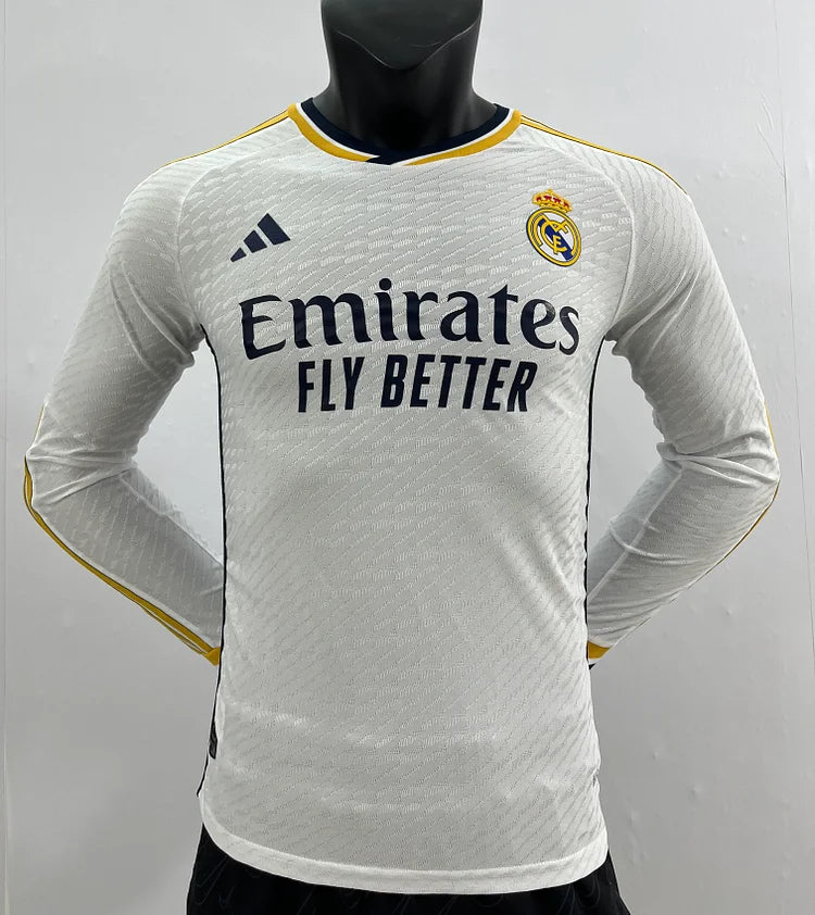 2023/24 Real Madrid Home Long Sleeve - Player Edition