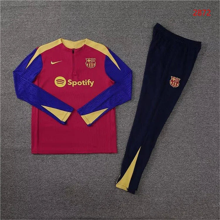 2024/25 Barcelona Half-Zip Training Kit