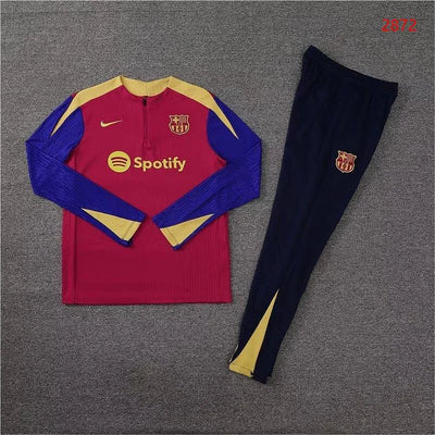 2024/25 Barcelona Half-Zip Training Kit