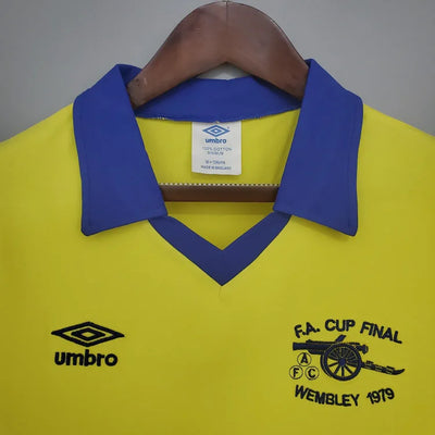1971/79 Arsenal away yellow retro jersey