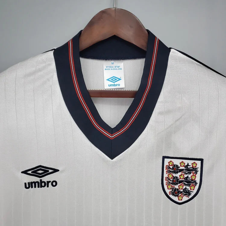 1984/86 England home white retro jersey