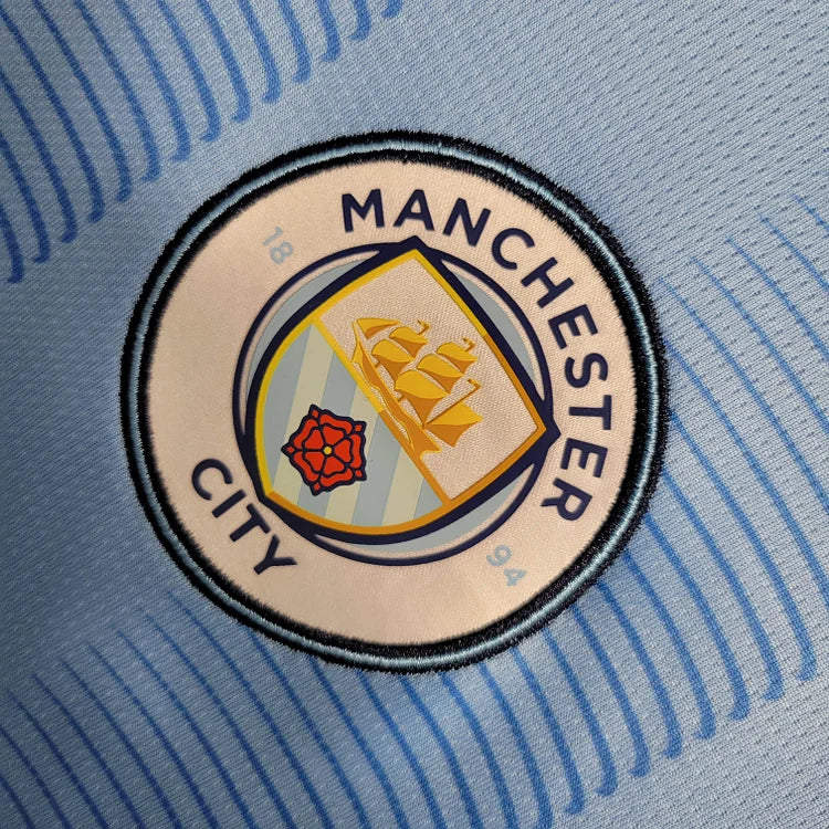 2023/24 Manchester City Home Long Sleeve Shirt