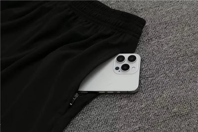 2024/25 Paris half-pull training uniform black 1:1 Thai quality suit
