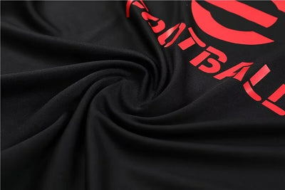 2023/2024 AC Milan Half-Pull Training Suit Black Football Shirt