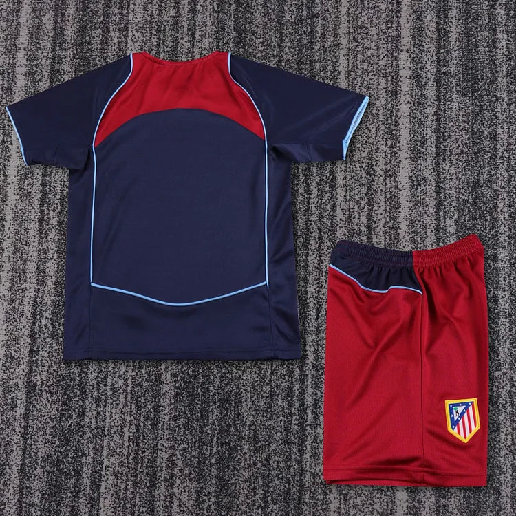 2004/05 Atletico Madrid Away Retro - Kids Kit