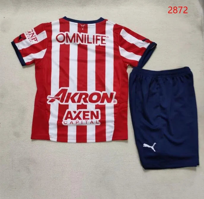 2024/25 Chivas Home Jersey. - Kids Kit