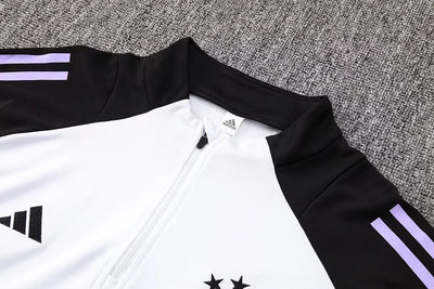 2024/25 German half-zip training suit white 1:1 Thai quality suit