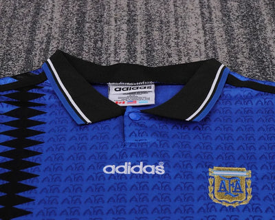 1994 Argentina Away Retro - Kids Kit