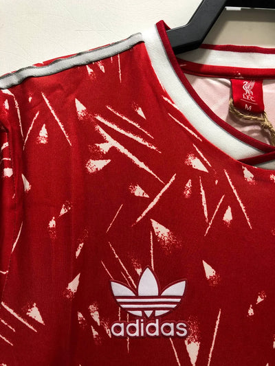 1989/91 Liverpool Home Long Sleeve Shirt