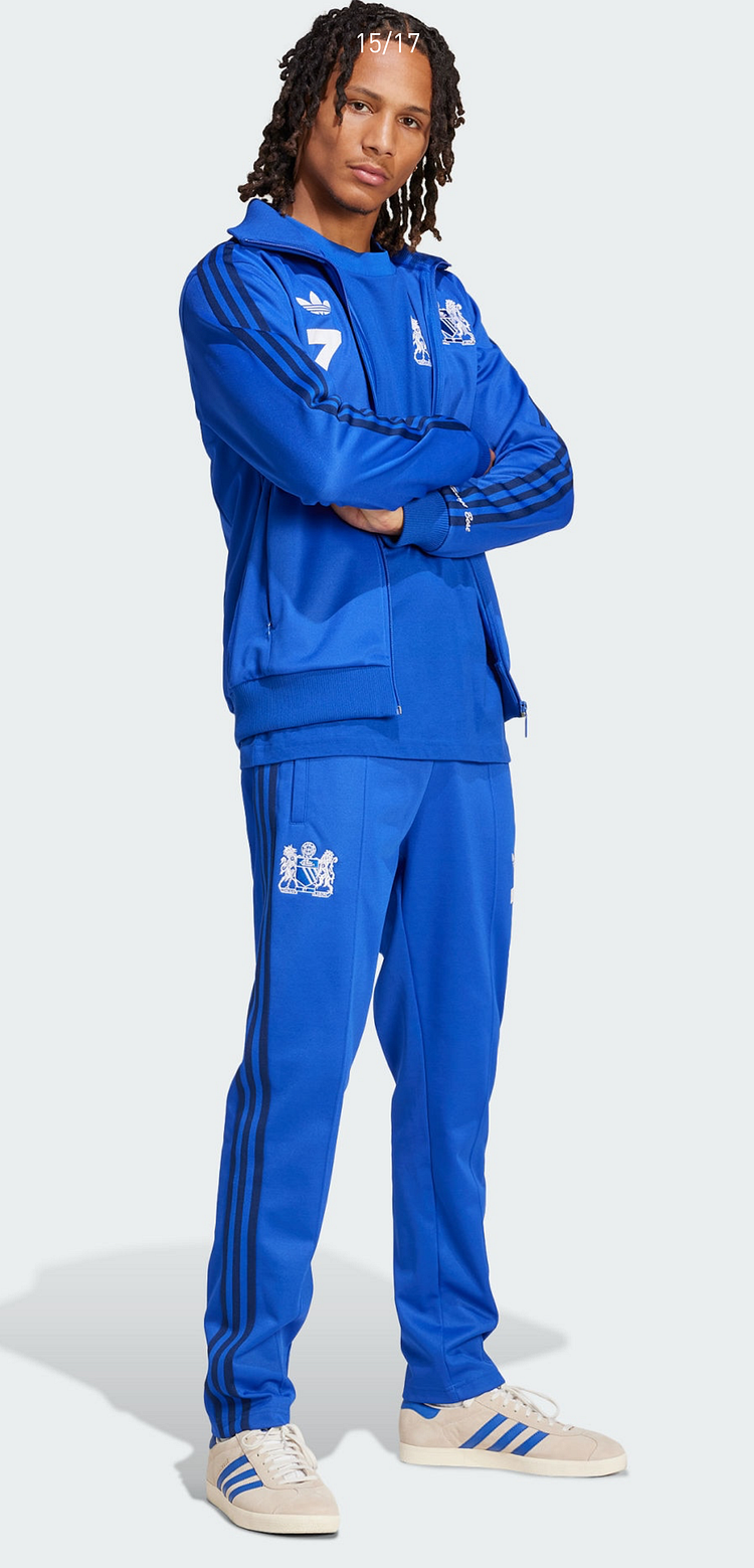 2024/25 Manchester United Trefoil Retro Jacket Blue Kit