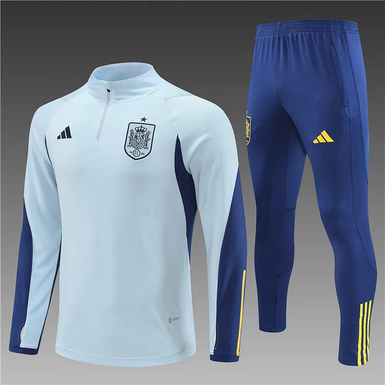 2022/23 Spain Long Sleeve Half Zip Training Kit