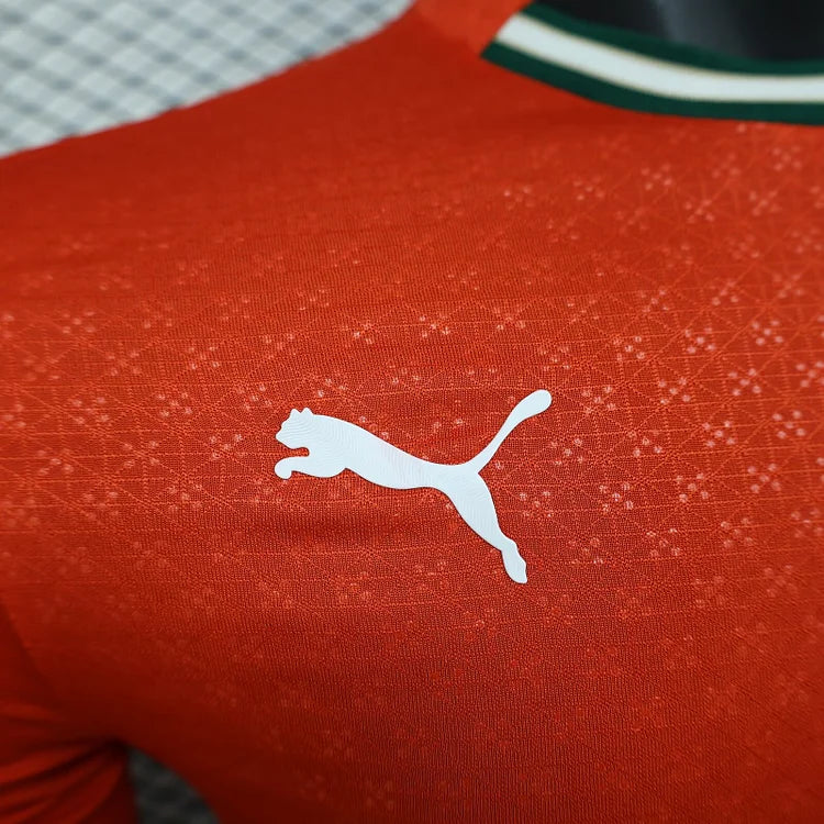 2025 Portugal Home Long Sleeve Shirt - Players