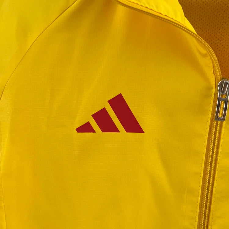 2023 Flamengo Windbreaker yellow Soccer Jersey