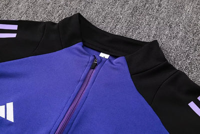 2024/25 German half zip training suit purple 1:1 Thailand quality suit