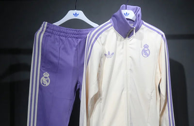 Real Madrid Trefoil Retro Slim Jacket + Retro Pants