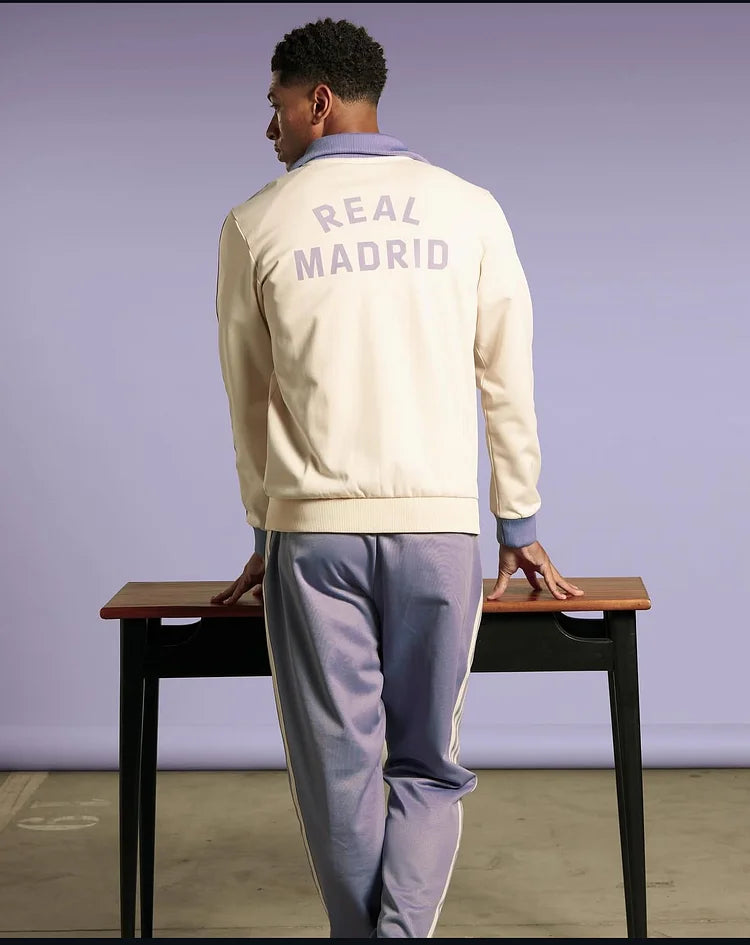 Real Madrid Trefoil Retro Slim Jacket + Retro Pants