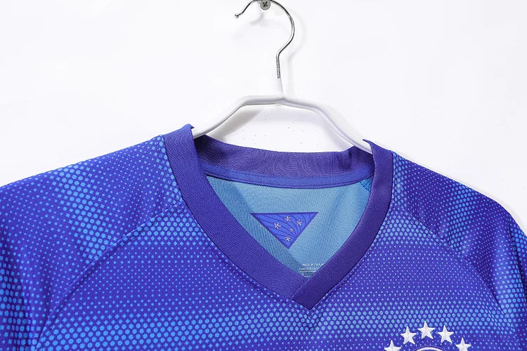 2014 Brazil Away Blue Retro Jersey