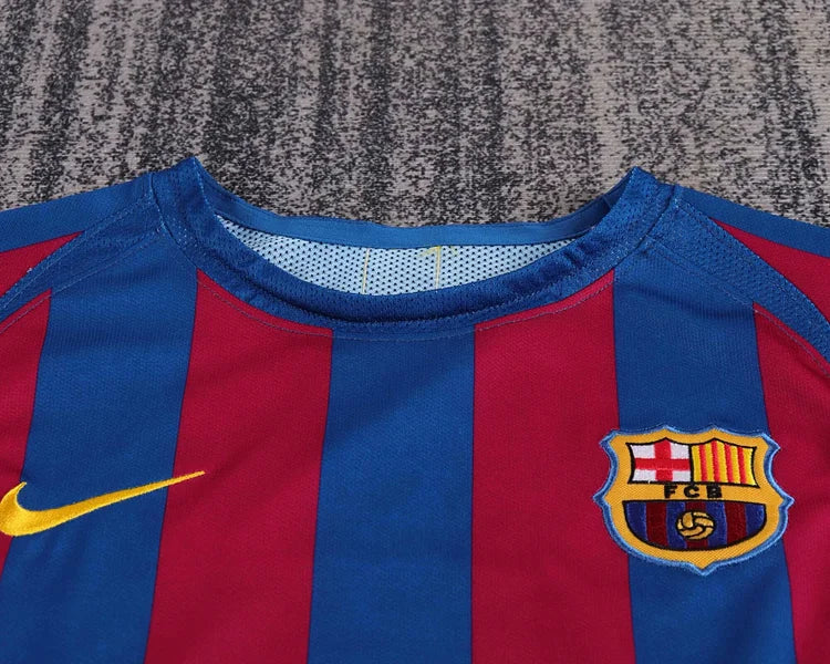 2005/06 Barcelona Home Retro - Kids Kit