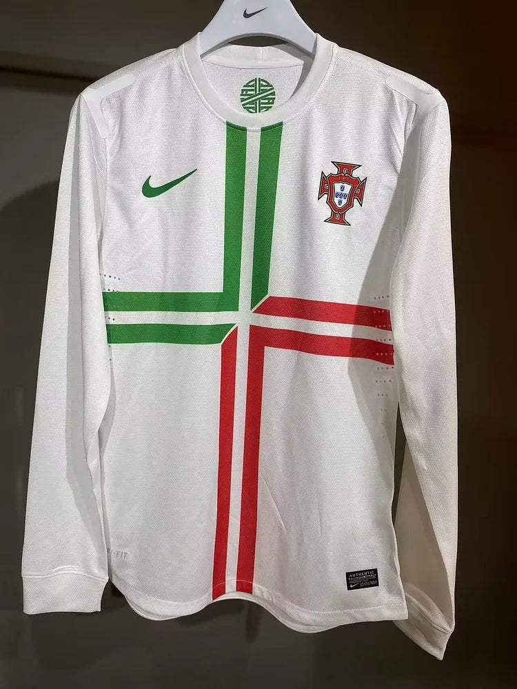 2012 Portugal Away Shirt Long Sleeve - Player Edition