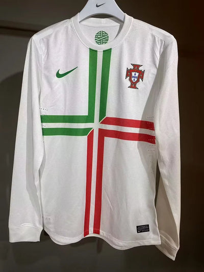 2012 Portugal Away Shirt Long Sleeve - Player Edition