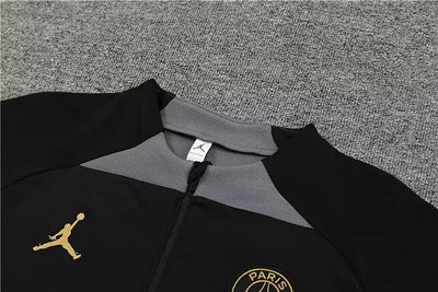 2023/24 Paris Half Pull Training Wear Black Suit