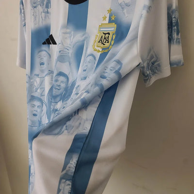 2022 Argentina Home Champion Commemorative Edition Jersey