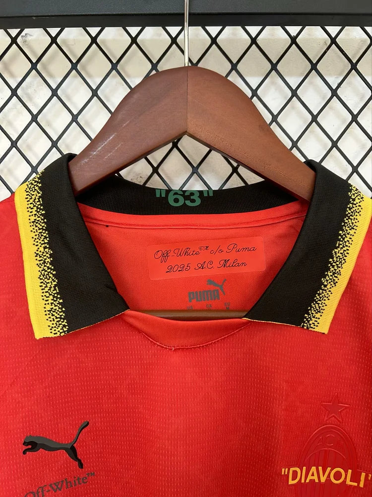 2024/25 AC Milan Third Shirt Red