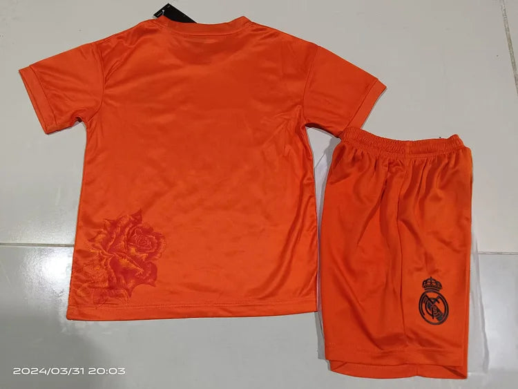 2024/25 Real Madrid Y3 Orange Children'S Jersey Children'S Sizes