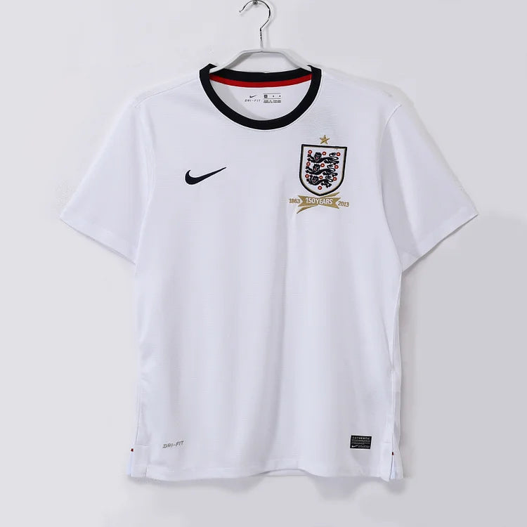 2013 England home white retro jersey