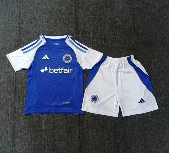 2025/26 Cruzeiro Home Jersey - Kids Kit
