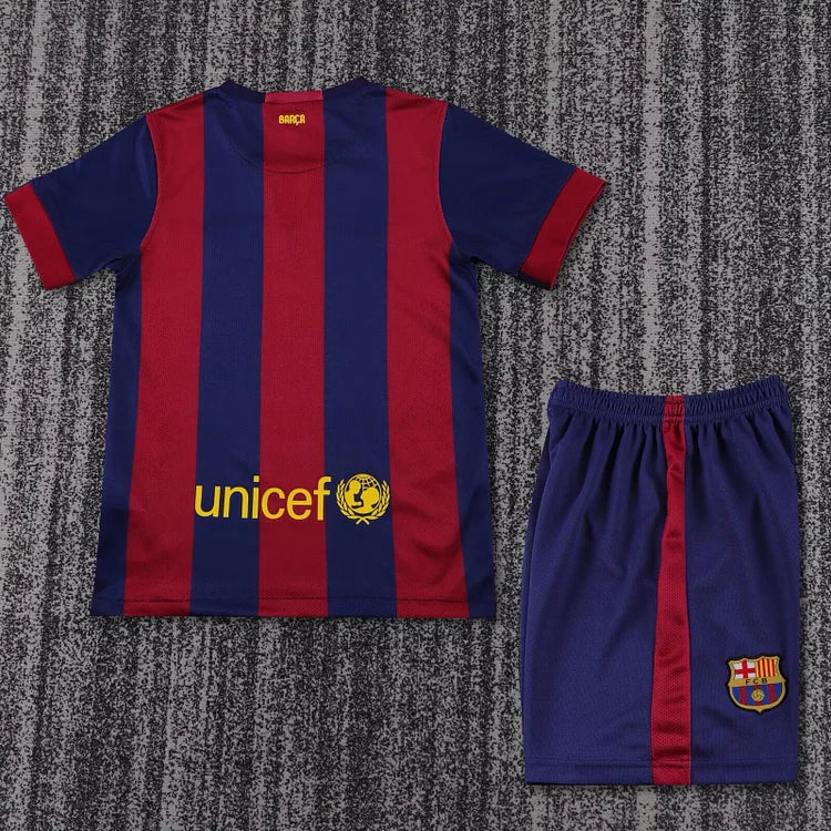 2014/15 Barcelona Home Retro - Kids Kit