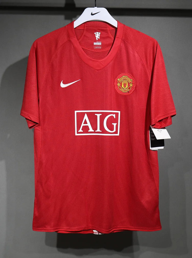 2007/08 Manchester United Home Shirt - Player Edition