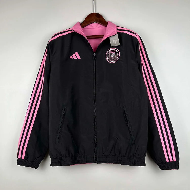 2023/2024 Inter Miami Reversible Windbreaker(black-pink)Soccer Jersey