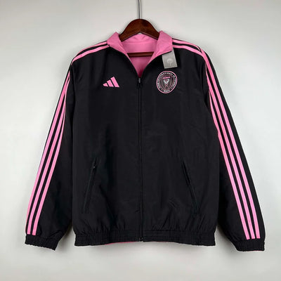 2023/2024 Inter Miami Reversible Windbreaker(black-pink)Soccer Jersey