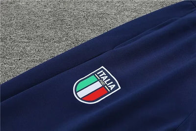 2023/2024 Italian long zipper jacket blue suit