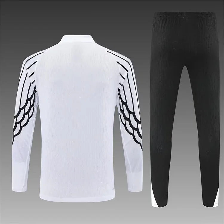 2025/2026 Paris White Long-Sleeved Training Suit